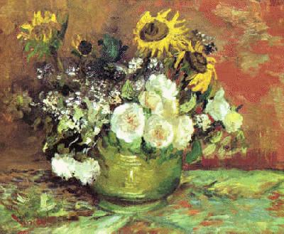 Vincent Van Gogh Roses Tournesols Sweden oil painting art